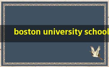 boston university school of public health